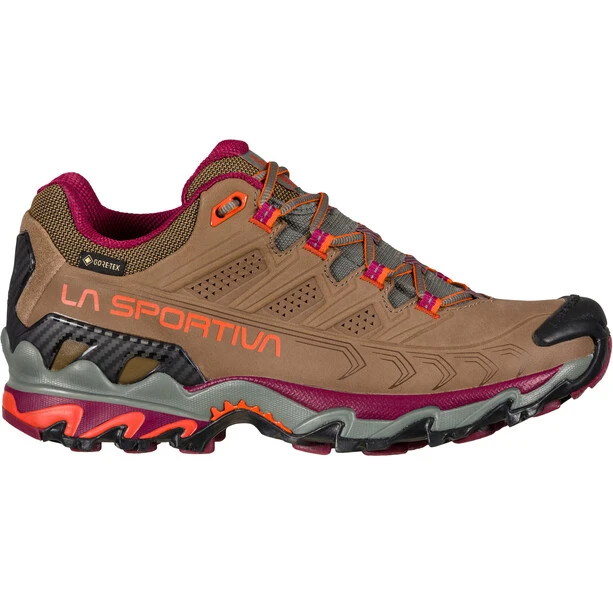 La Sportiva Ultra Raptor II Leather GTX Chaussures Femme, Marron/rouge 4 La Sportiva Ultra Raptor II Leather GTX Chaussures Femme, Marron/rouge – Image 4