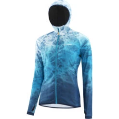 Löffler Arctic Rew Sweat à Capuche Femme, Bleu