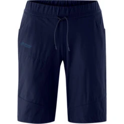 Maier Sports Fortunit Short Bermuda Femme, Bleu