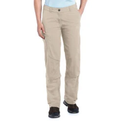 Maier Sports Fulda Pantalon Convertible Avec Fermeture éclair Femme, Beige