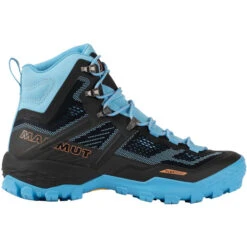 Mammut Ducan High GTX Chaussures Femme, Noir/bleu
