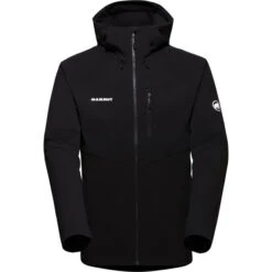 Mammut Ultimate Comfort Veste à Capuche Softshell Homme, Noir