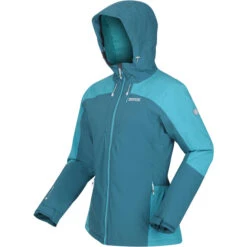 Regatta Highton II Veste En Stretch Femme, Bleu -komperdell boutique regatta highton iii stretch jacket women dragonfly pagoda blue 3