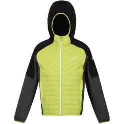 Regatta Kielder Hybrid VI Jacket Kids, Vert/noir