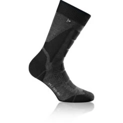 Rohner Back-Country L/R Chaussettes, Noir/gris