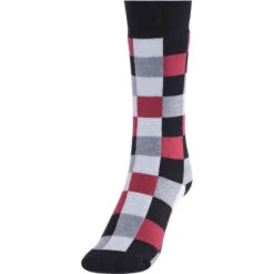 Rohner Carolina Chaussettes Enfant, Rouge/noir