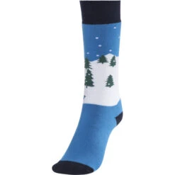 Rohner Pinguin Chaussettes Enfant, Bleu/blanc