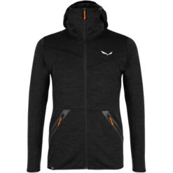 SALEWA Nuvolao Alpine Wool Veste Homme, Noir