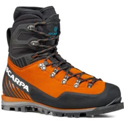 Scarpa Mont Blanc Pro GTX Bottes Homme, Noir/orange