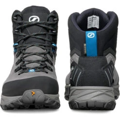 Scarpa Rush Trek Pro GTX Chaussures Homme, Gris/noir -komperdell boutique scarpa rush trek pro gtx shoes men smoke lake blue 5