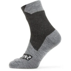 Sealskinz Waterproof All Weather Soquettes, Gris/noir