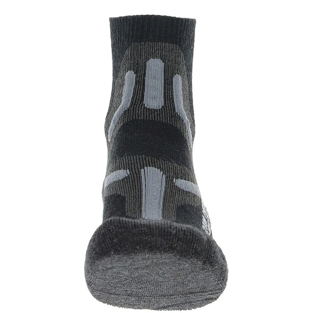 UYN Trekking Chaussettes Basses En Mérinos 2in Femme, Noir/gris 2 UYN Trekking Chaussettes Basses En Mérinos 2in Femme, Noir/gris – Image 2