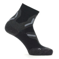 UYN Trekking Chaussettes Basses En Mérinos 2in Femme, Noir/gris 7 UYN Trekking Chaussettes Basses En Mérinos 2in Femme, Noir/gris -komperdell boutique uyn trekking 2in merino low cut socks women black grey 4