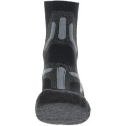 UYN Trekking Chaussettes Mérinos 2in Femme, Noir/gris -komperdell boutique uyn trekking 2in merino socks women black grey 3