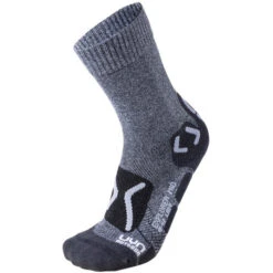 UYN Trekking Outdoor Expl**** Chaussettes Mi-hautes Femme, Gris