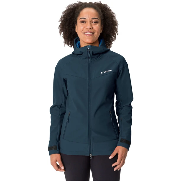 VAUDE All Year Elope Veste Softshell Femme, Bleu 1 VAUDE All Year Elope Veste Softshell Femme, Bleu
