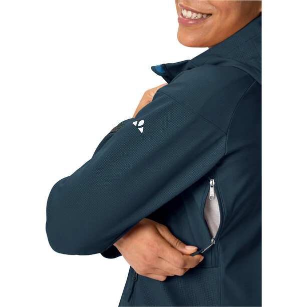 VAUDE All Year Elope Veste Softshell Femme, Bleu 4 VAUDE All Year Elope Veste Softshell Femme, Bleu – Image 4