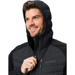 VAUDE Elope Veste Hybride Homme, Noir -komperdell boutique vaude elope hybrid jacket men black 6
