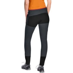 VAUDE Scopi Collant Femme, Noir -komperdell boutique vaude scopi byxor dam phantom black 4