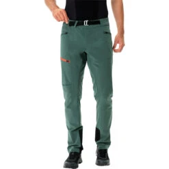 VAUDE Tekoa Biobased Pantalon Homme, Vert -komperdell boutique vaude tekoa biobased pants men dusty forest 3