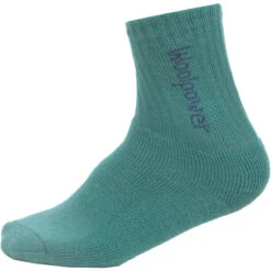 Woolpower 400 Classic Logo Chaussettes Enfant, Bleu Pétrole